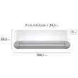 Ar Condicionado Split Electrolux Color Adapt 18000 BTUs Frio Inverter 220V (YI18F/YE18F)